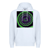 White halloween tie dye pattern black Premium Hoodie - RanaPortraitStore