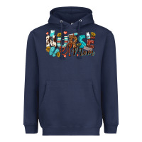 Navy nurse mom Heavyweight Hoodie - texasbilliewilder