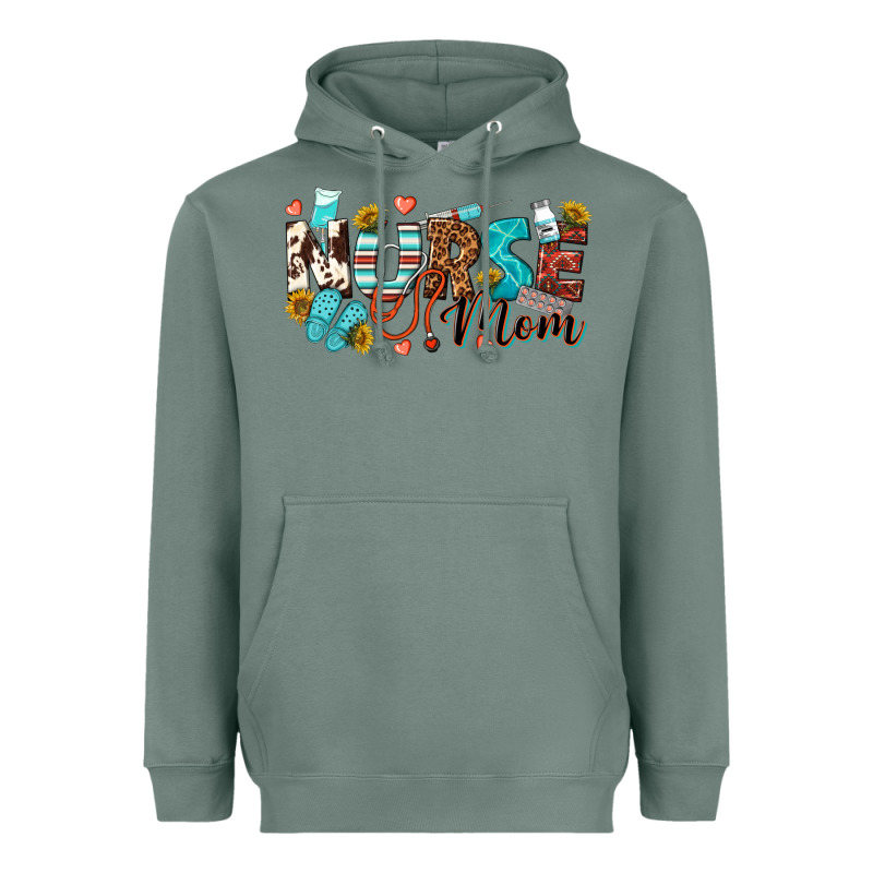 Nurse Mom Heavyweight Hoodie by texasbilliewilder | Teevron