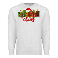 Oatmeal Heather Christmas kizzie claus Premium Sweatshirt - FaDigitalArtStudio