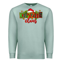 Seafoam Christmas kizzie claus Premium Sweatshirt - FaDigitalArtStudio