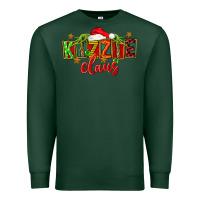 Sports Green Christmas kizzie claus Premium Sweatshirt - FaDigitalArtStudio