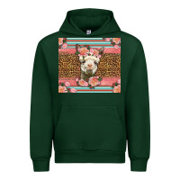 Forest Green llama and roses glitter Urban Hoodie - LillyAllenDesigns