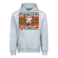 Heather Grey llama and roses glitter Urban Hoodie - LillyAllenDesigns