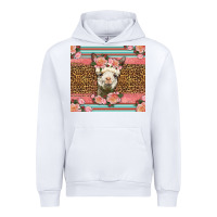 White llama and roses glitter Urban Hoodie - LillyAllenDesigns