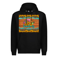 Black hairboss 200z skinny sunflowers leopard hairdresser Premium Hoodie - Artiststas