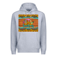 Heather Grey hairboss 200z skinny sunflowers leopard hairdresser Premium Hoodie - Artiststas
