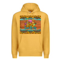 Mustard hairboss 200z skinny sunflowers leopard hairdresser Premium Hoodie - Artiststas