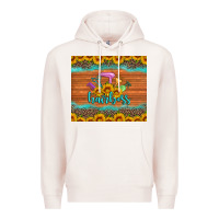 Pale Pink hairboss 200z skinny sunflowers leopard hairdresser Premium Hoodie - Artiststas