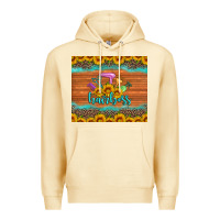 Pina Colada hairboss 200z skinny sunflowers leopard hairdresser Premium Hoodie - Artiststas