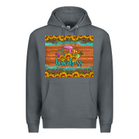 Rock hairboss 200z skinny sunflowers leopard hairdresser Premium Hoodie - Artiststas