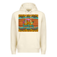 Sandshell hairboss 200z skinny sunflowers leopard hairdresser Premium Hoodie - Artiststas
