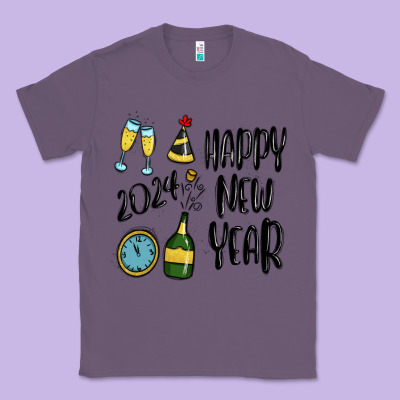 Classic Tee happy new year 2024