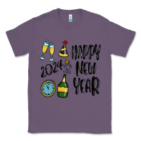 Lavender happy new year 2024 Classic Tee - MaliasSmallBusiness