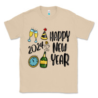 Mushroom happy new year 2024 Classic Tee - MaliasSmallBusiness