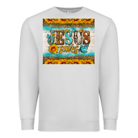 Dove Grey jesus saves tumbler Premium Sweatshirt - HRA Design Shop