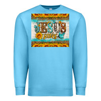 Ocean Blue jesus saves tumbler Premium Sweatshirt - HRA Design Shop