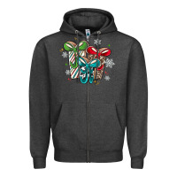 Charcoal Heather christmas gifts Zipper Hoodie - MaliasSmallBusiness