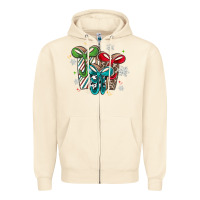 Sandshell christmas gifts Zipper Hoodie - MaliasSmallBusiness