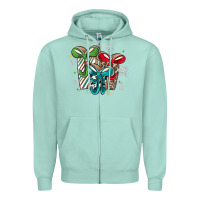 Seafoam christmas gifts Zipper Hoodie - MaliasSmallBusiness