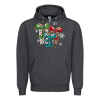Smoke christmas gifts Zipper Hoodie - MaliasSmallBusiness