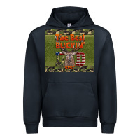 Navy Best Bucking Dad Ever Urban Hoodie - LillyAllenDesigns