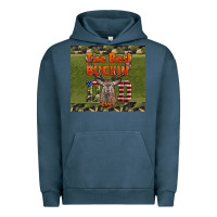 Pigment Midnight Navy Best Bucking Dad Ever Urban Hoodie - LillyAllenDesigns