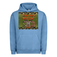 Pigment Pebble Blue Best Bucking Dad Ever Urban Hoodie - LillyAllenDesigns