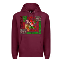 Burgundy christmas Premium Hoodie - AdoDesignShop