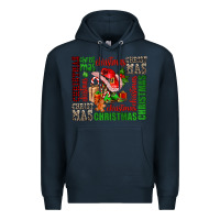 Navy christmas Premium Hoodie - AdoDesignShop