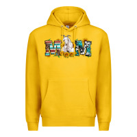 Lemon goat mom serape leopard cowhide goat family Premium Hoodie - Artiststas