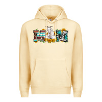 Pina Colada goat mom serape leopard cowhide goat family Premium Hoodie - Artiststas