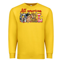 Lemon All American girl with cowgirl Premium Sweatshirt - Neo Western
