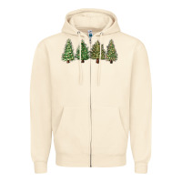 Sandshell christmas trees Zipper Hoodie - MaliasSmallBusiness