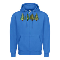 True Royal christmas trees Zipper Hoodie - MaliasSmallBusiness