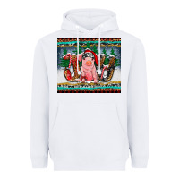 White joy pig Heavyweight Hoodie - RanaPortraitStore