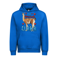Cobalt All American Llama Urban Hoodie - LillyAllenDesigns