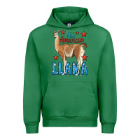 Emerald All American Llama Urban Hoodie - LillyAllenDesigns