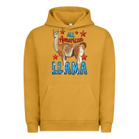 Pigment Peanut Butter All American Llama Urban Hoodie - LillyAllenDesigns