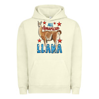 Pigment Pistachio All American Llama Urban Hoodie - LillyAllenDesigns