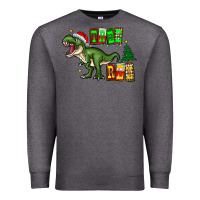 Charcoal Heather tree rex Premium Sweatshirt - CowhideDigitalArt