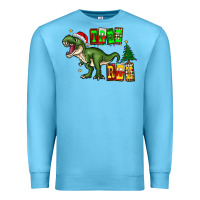 Ocean Blue tree rex Premium Sweatshirt - CowhideDigitalArt