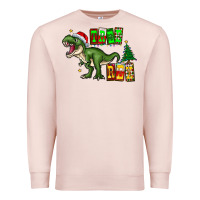 Pale Pink tree rex Premium Sweatshirt - CowhideDigitalArt