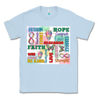 Dusty Blue autism Classic Tee - MaliasSmallBusiness