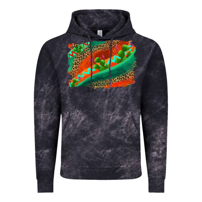 Westerb Aztec And Leopard Background Vintage Hoodie by AdoDesignShop | Teevron