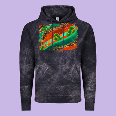 Westerb Aztec And Leopard Background Vintage Hoodie Designed By Adodesignshop