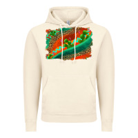 Vintage Artic westerb aztec and leopard background Vintage Hoodie - AdoDesignShop