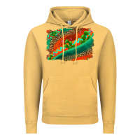 Vintage Mustard westerb aztec and leopard background Vintage Hoodie - AdoDesignShop