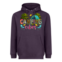 Plum camping vibes Heavyweight Hoodie - Zillion Design Studio