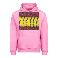 Fuchsia Pink mardi gras bead leopard Urban Hoodie - BarkalooDesign
